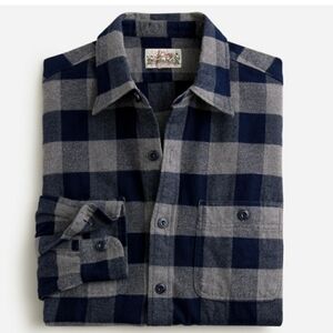 J Crew Flannel Buffalo Plaid medium